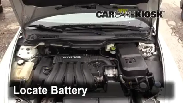 2007 Volvo V50 2.4i 2.4L 5 Cyl. Batterie Changement